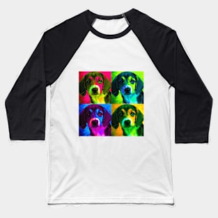 Pop Art - Beagle Baseball T-Shirt